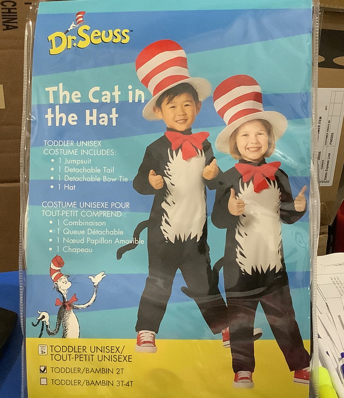 Dr. Seuss Cat in the Hat - Toddler Medium (3T-4T)