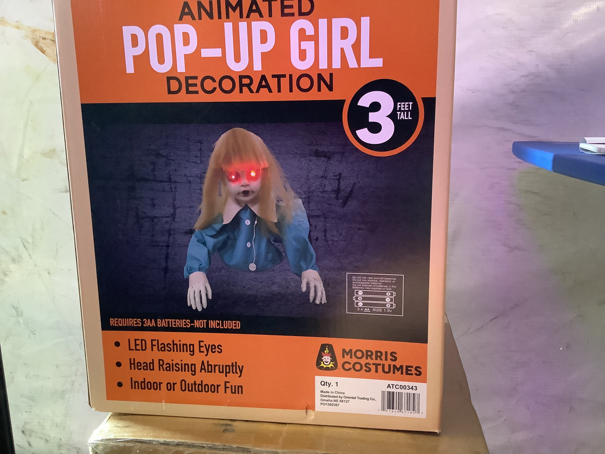 3 ft Pop-up Animated Girl