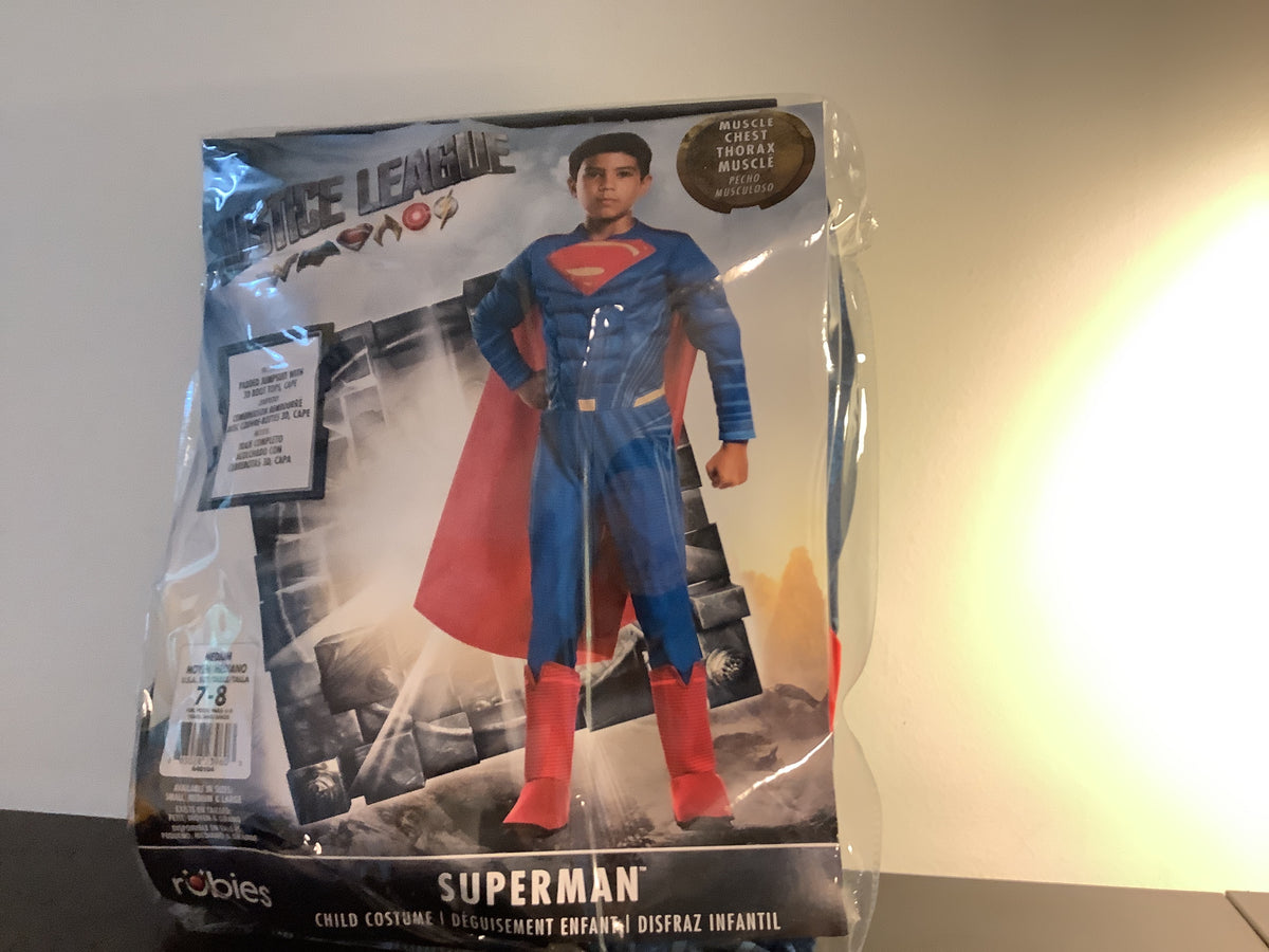 Justice League -Deluxe Superman - Child Medium (7-8)