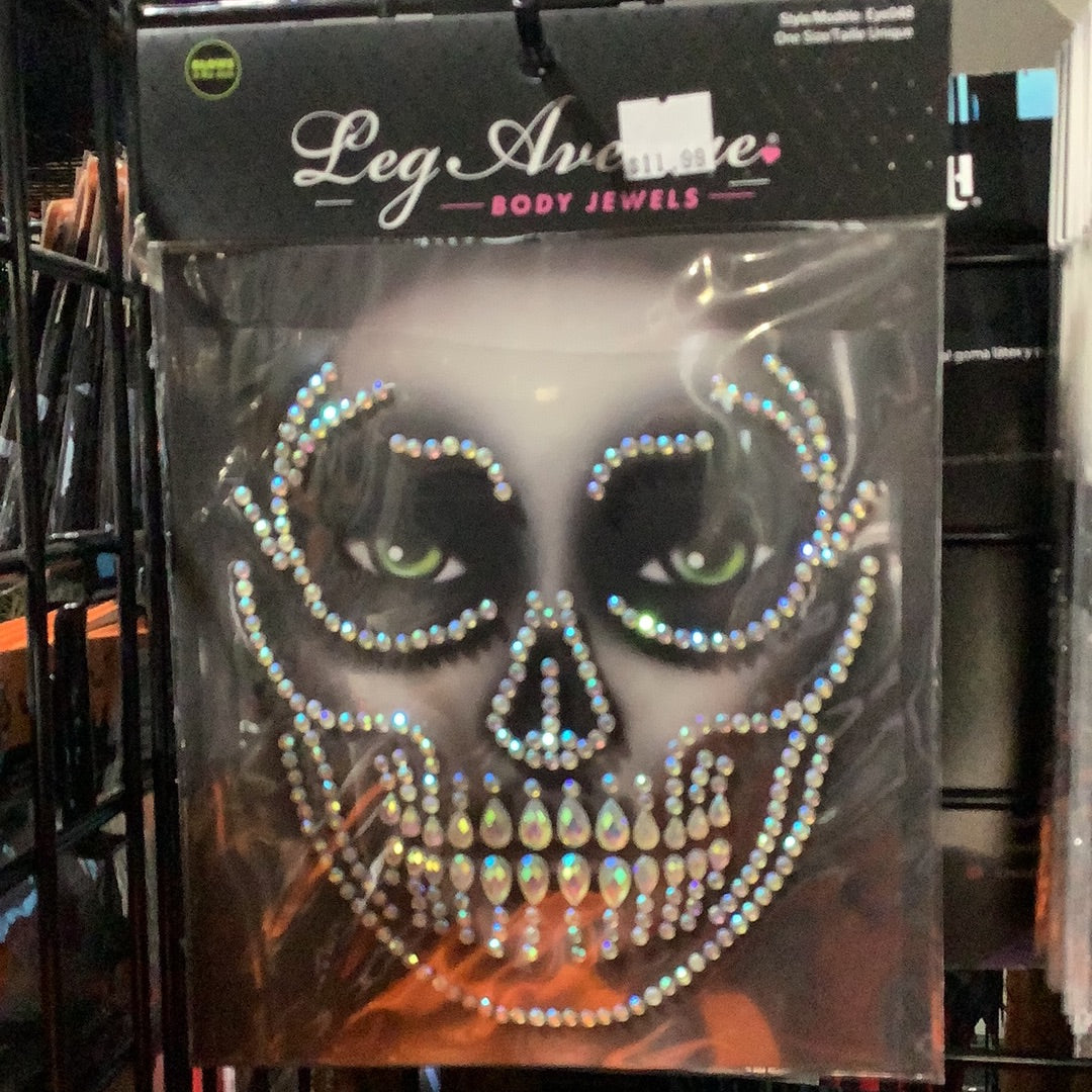 Glow in the Dark Skull Jewels Eye048