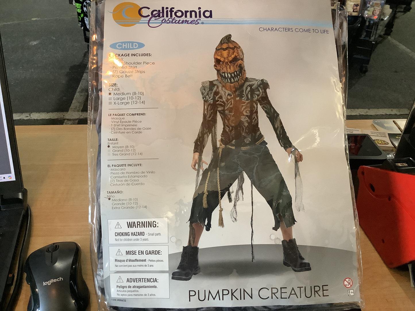 *Pumpkin Creature - Child Medium (8-10)