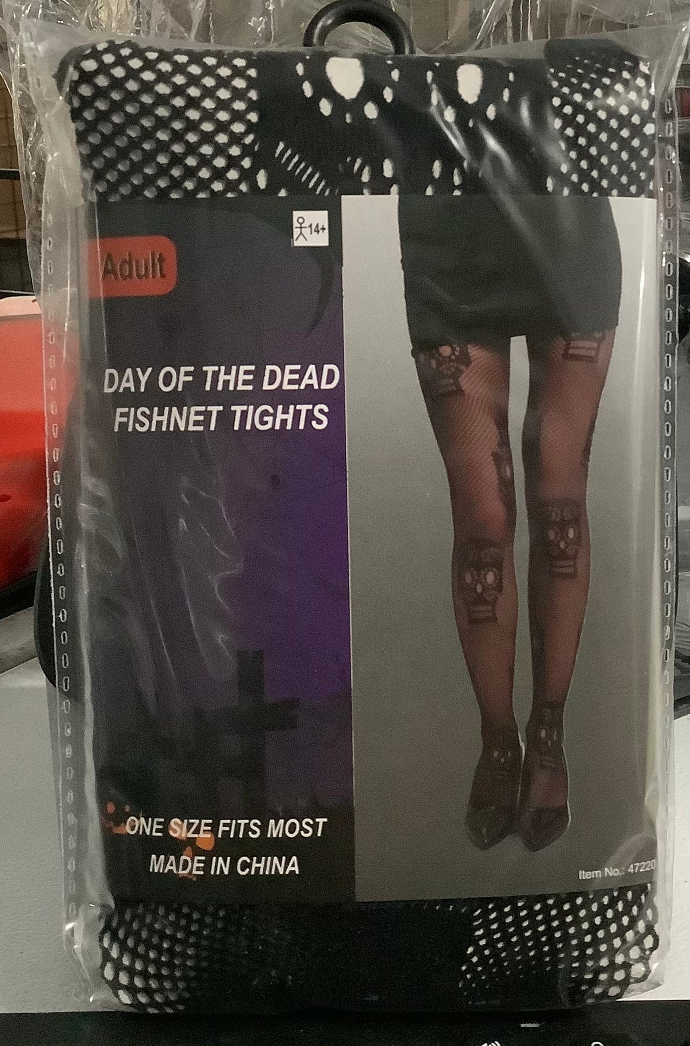 Day of the Dead Fishnet Tights