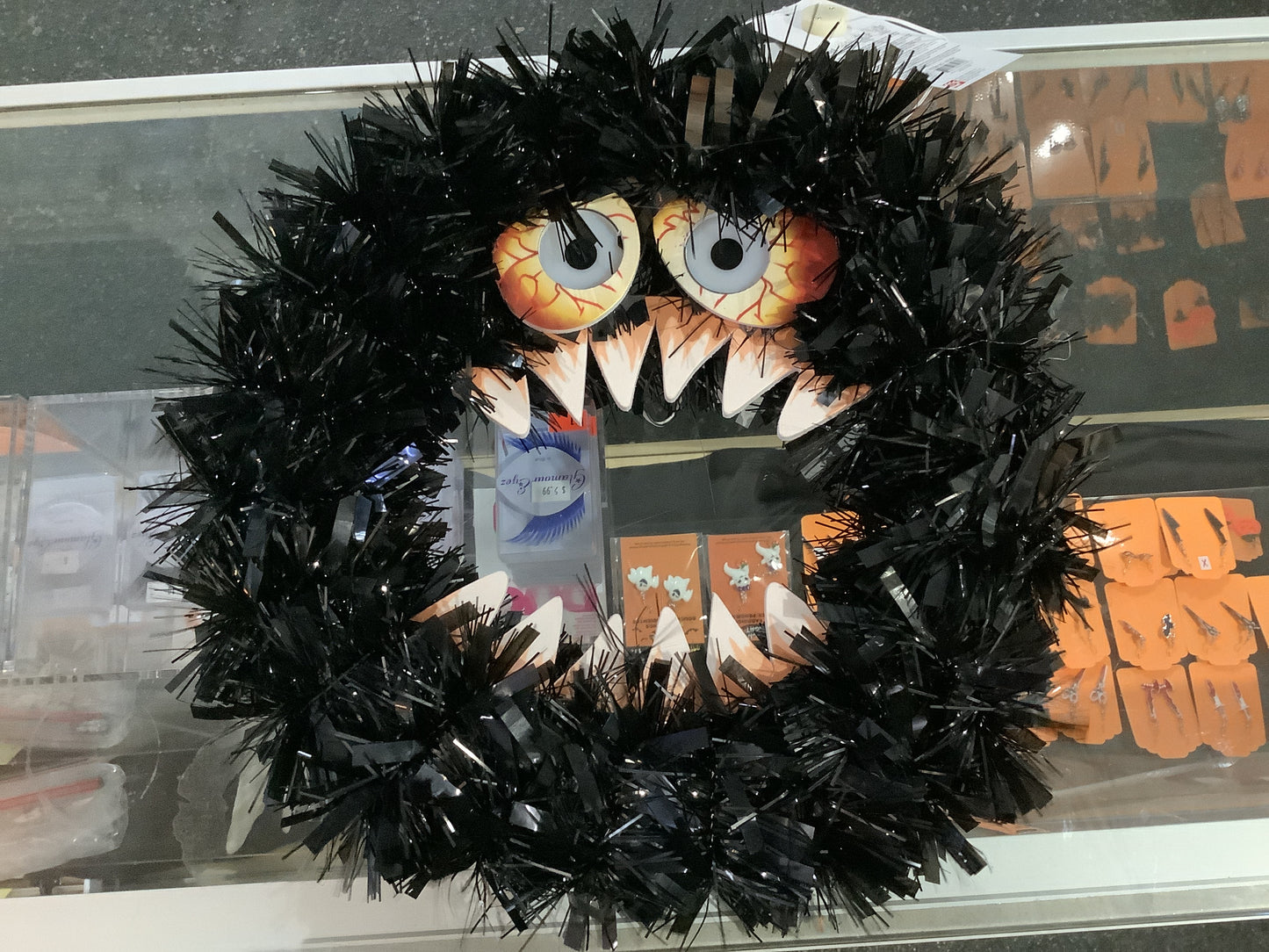 Creepy LU Eyes Wreath