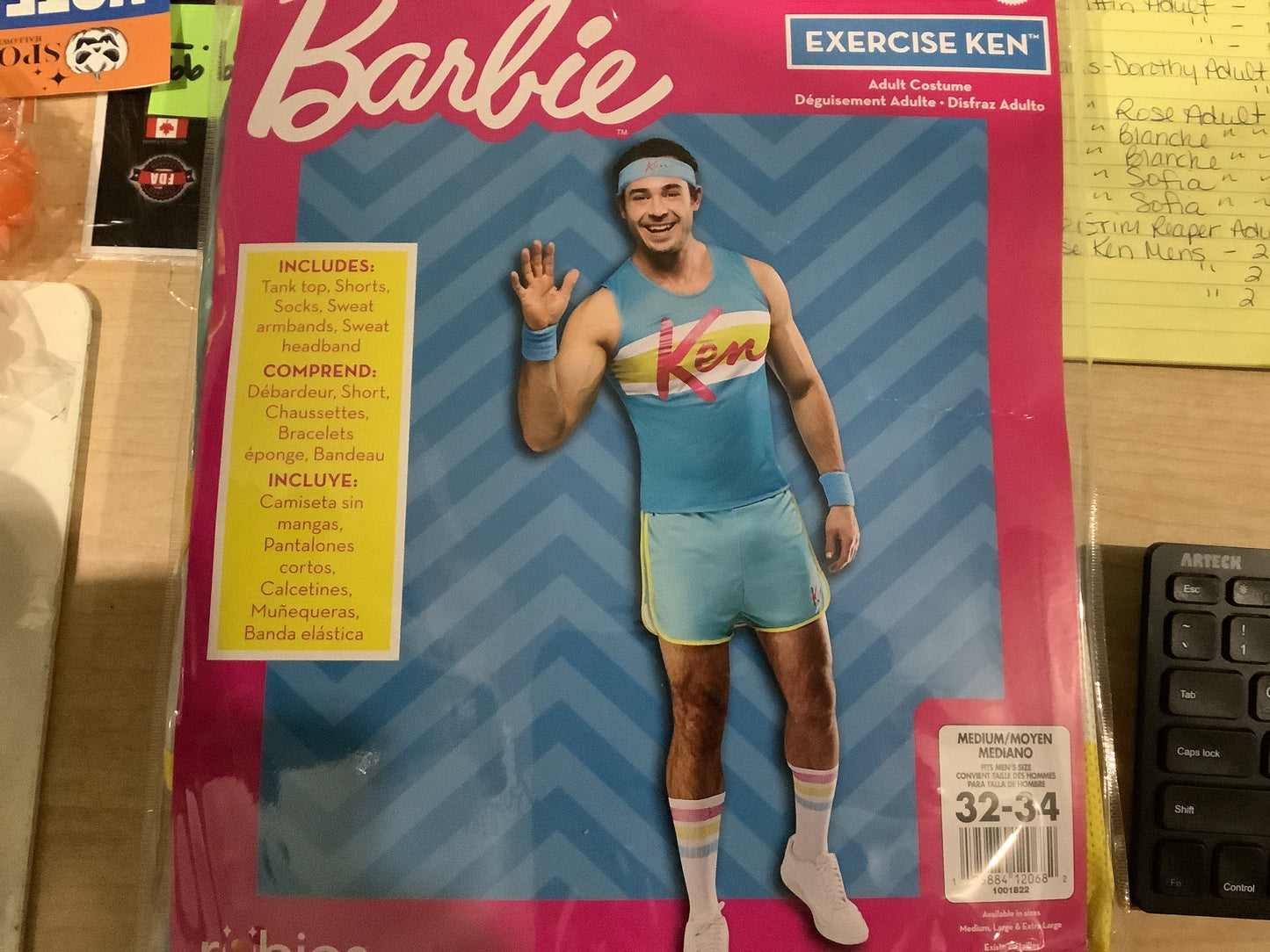 *Barbie Deluxe - Exercise Ken - Adult X-Large (40-42)