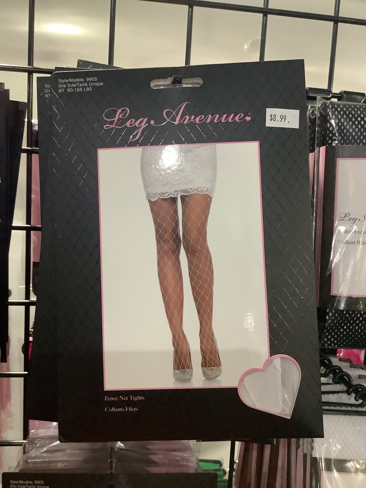 Fence Net Tights- White (One Size)
