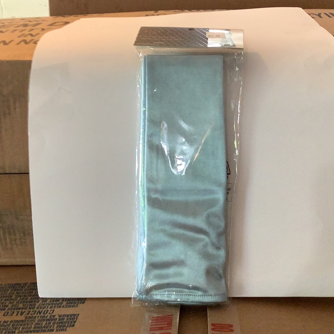 Extra Long Satin Gloves - Blue (One Size)