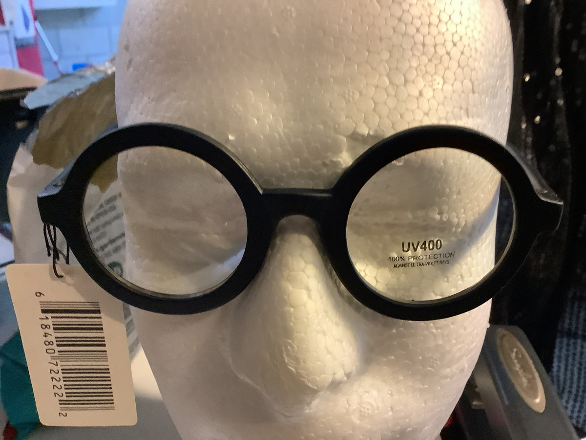Black Round Glasses - Dr Peepers