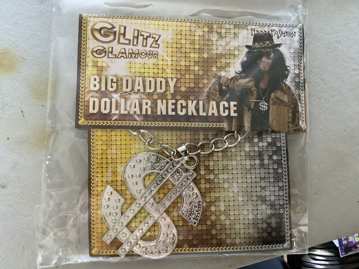 Big Daddy Dollar Necklace - Silver