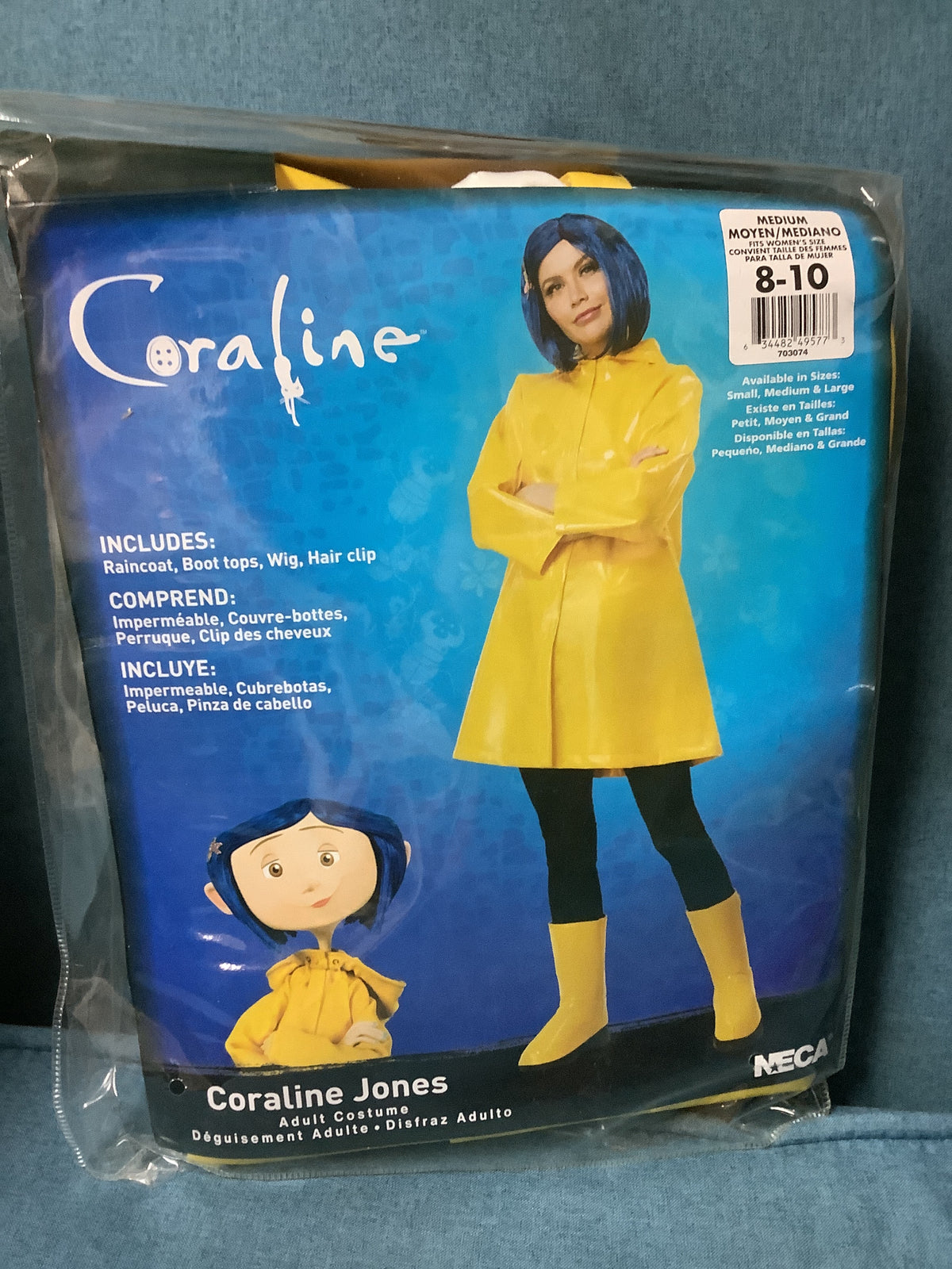 Coraline Rain Coat - Adult (Medium)