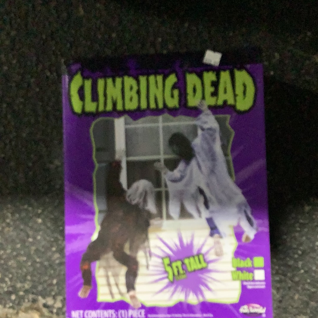 Climbing Dead (5ft) - Black Zombie Decoration