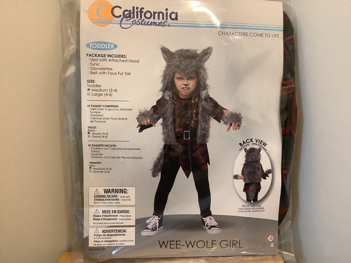 Wee-Wolf Girl - Toddler Medium (3-4)