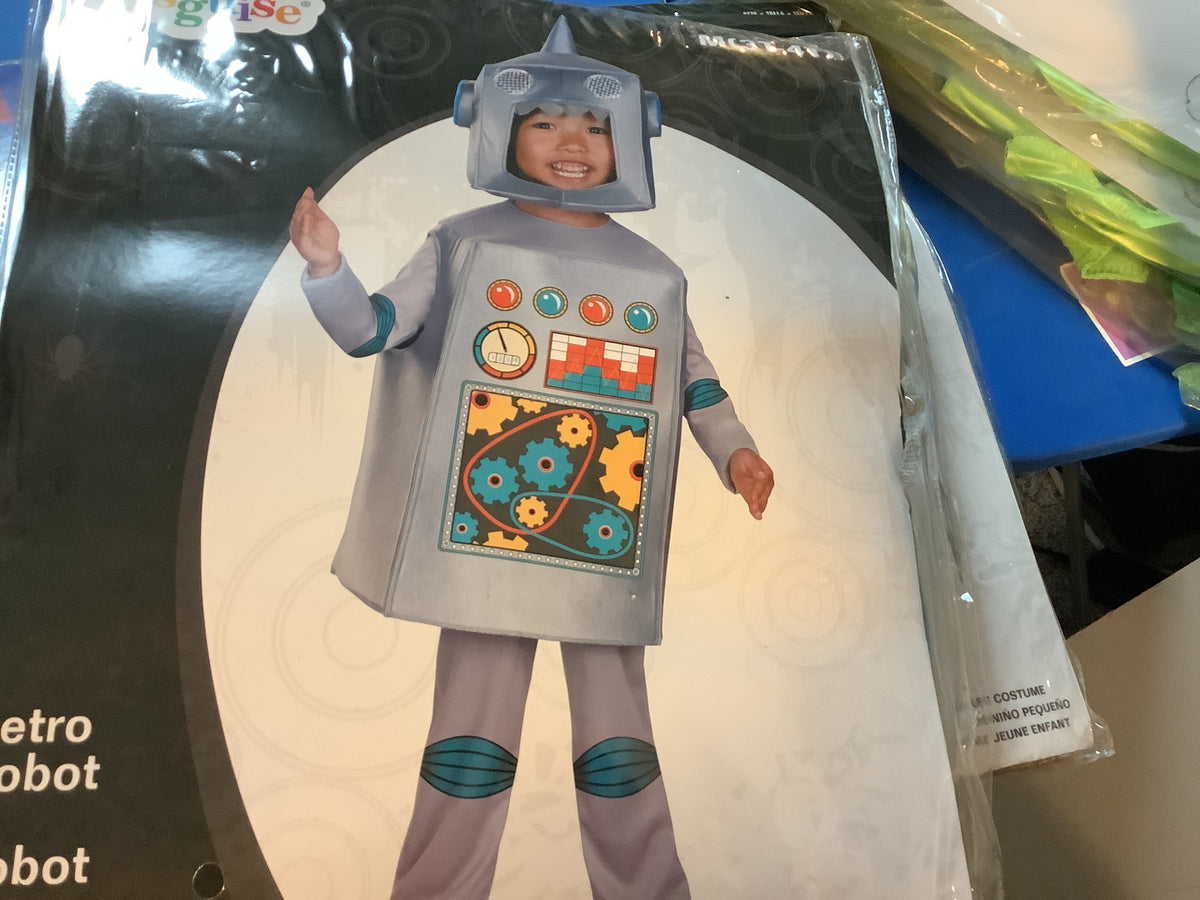 Retro Robot - Child Medium (4T)