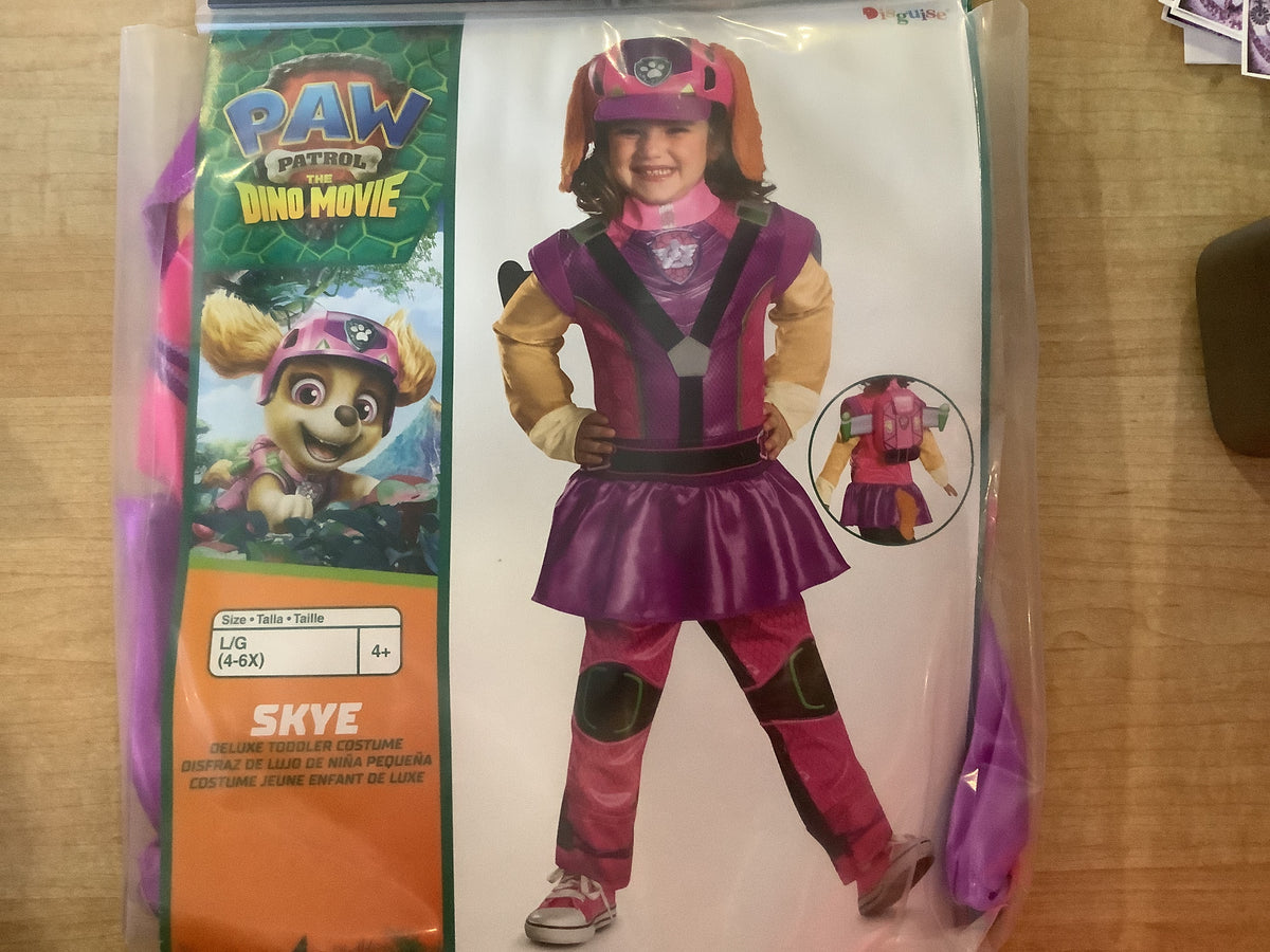Paw Patrol Dino Movie - Skye - Toddler Large (4-6X)