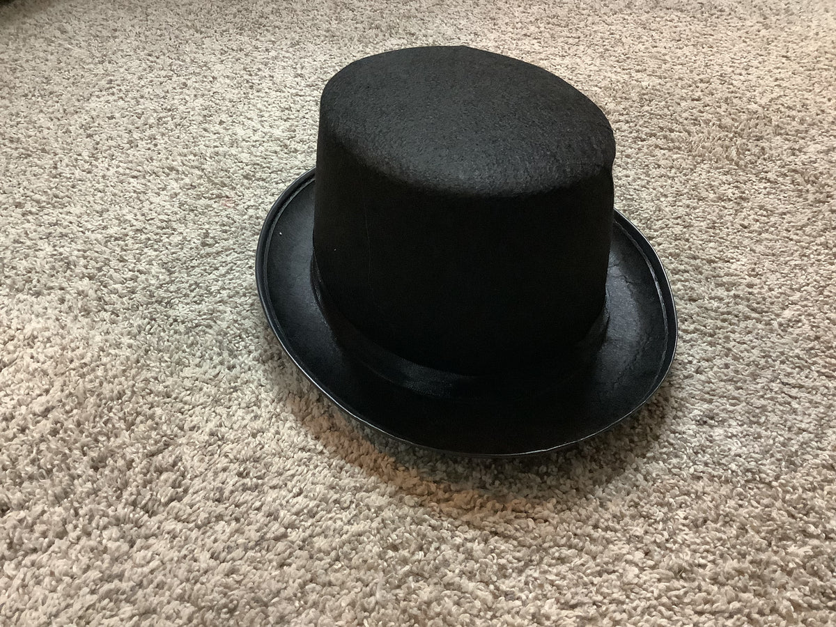 Black Felt Top Hat