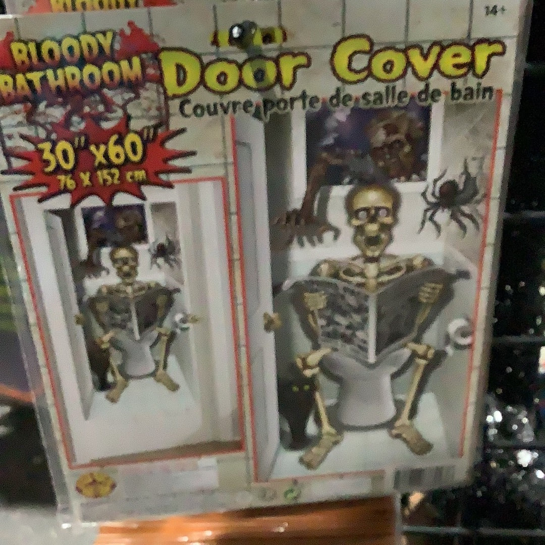 Bloody Bathroom Door Cover - Forum