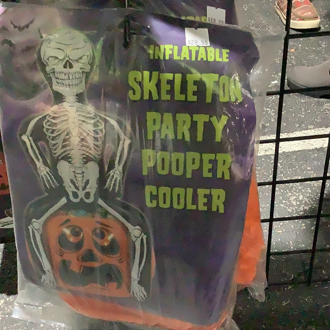 *Inflatable Skeleton Party Pooper Cooler - A Beistle Creation