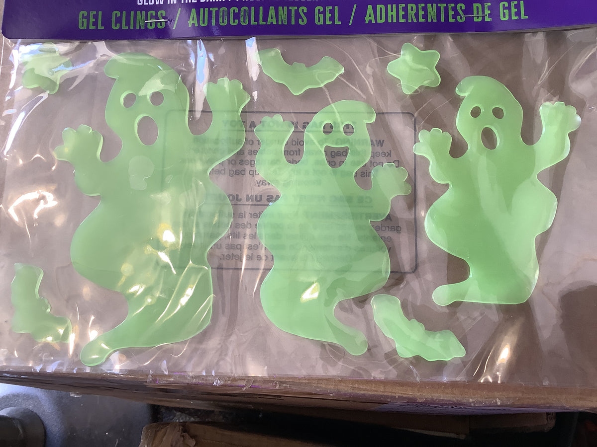 *Glow In The Dark Gel Window Clings