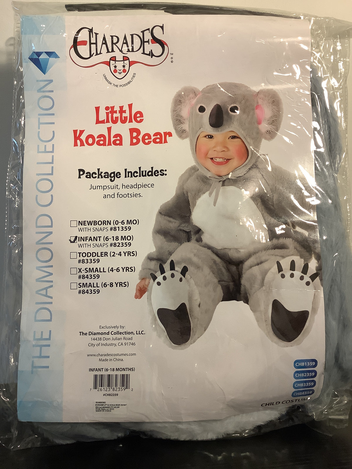 Little Koala Bear - Infant (6-18mo)
