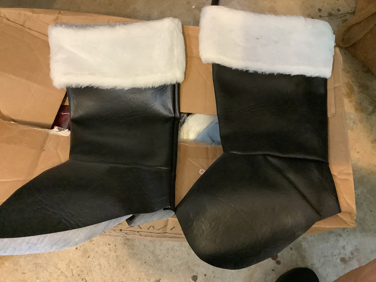 Adult Santa Boot Shoe Cover