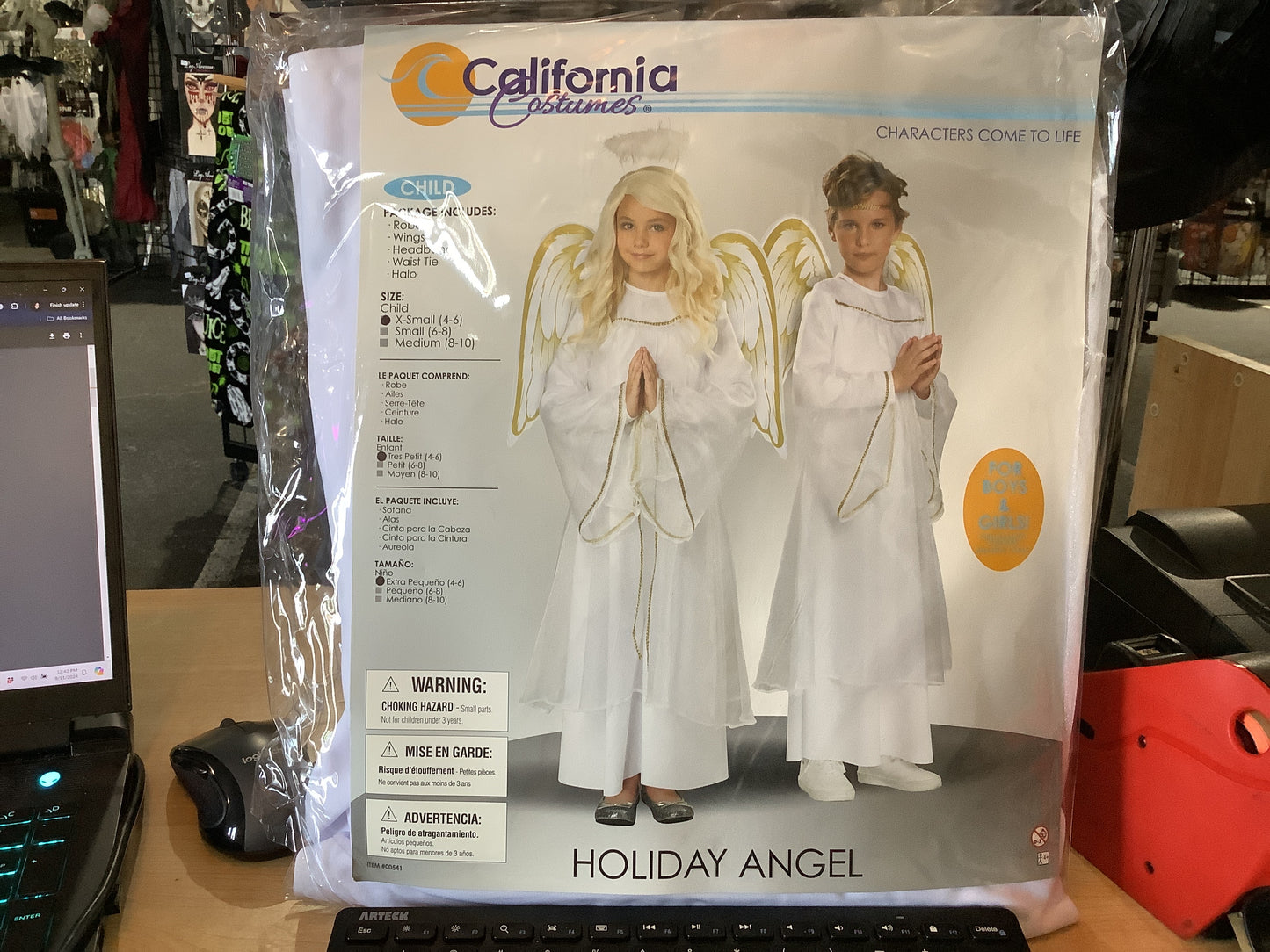 *Holiday Angel - Child X-Small (4-6)