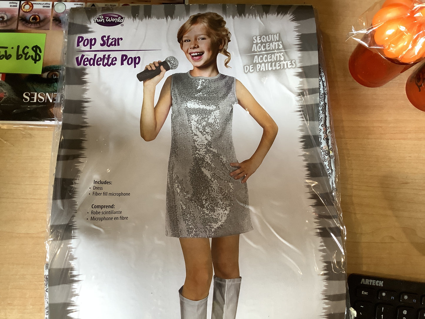 *Pop Star - Child Costume Large