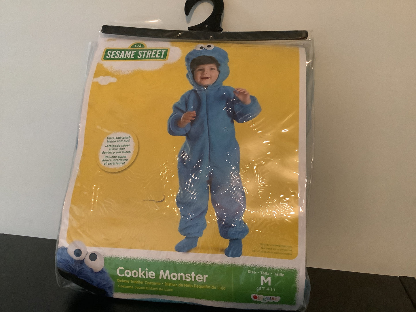 Cookie Monster Deluxe Costume - Toddler Medium (2T)