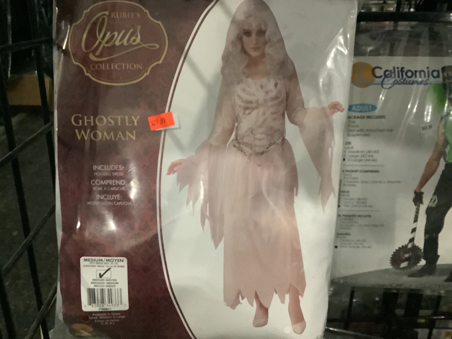 *Ghostly Woman- Adult Small (8-10)