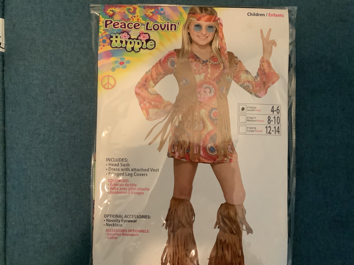 Peace Lovin’ Hippie - Child - SM. 4/6