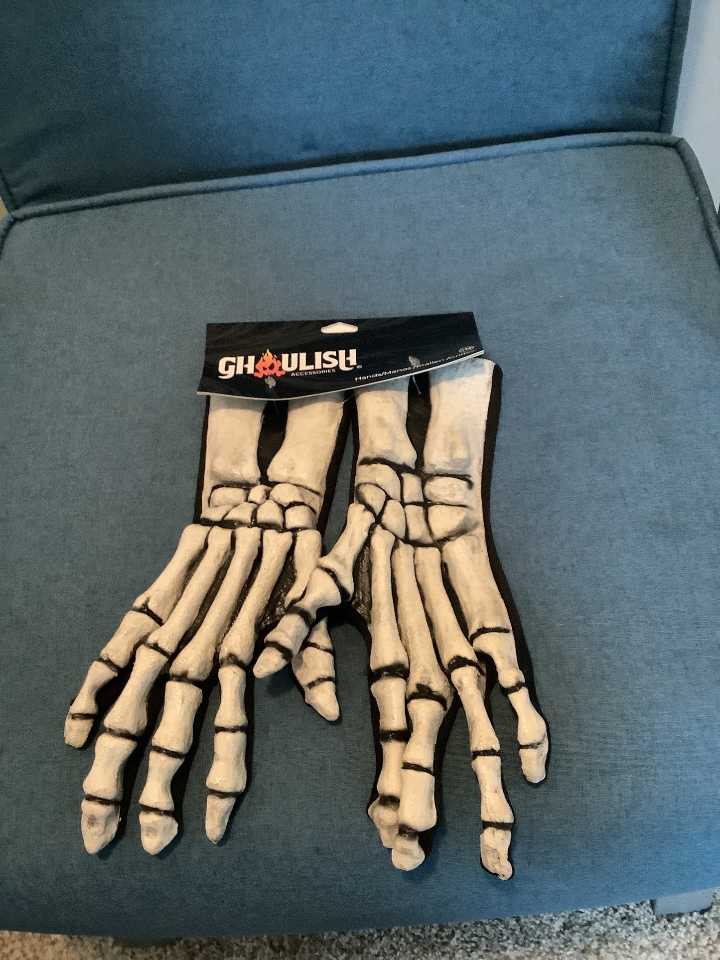 Skeleton Large Gloves Tan