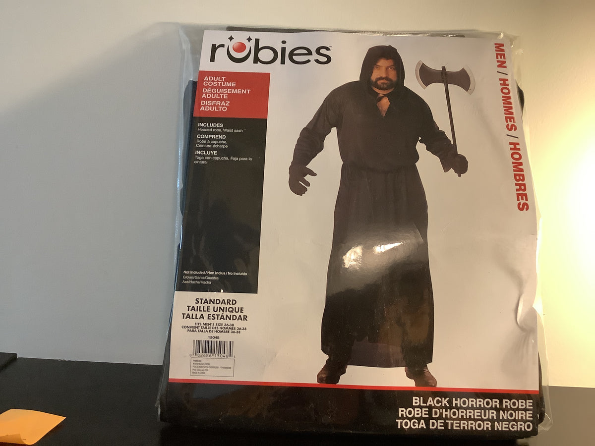 Black Horror Robe - Adult - One Size