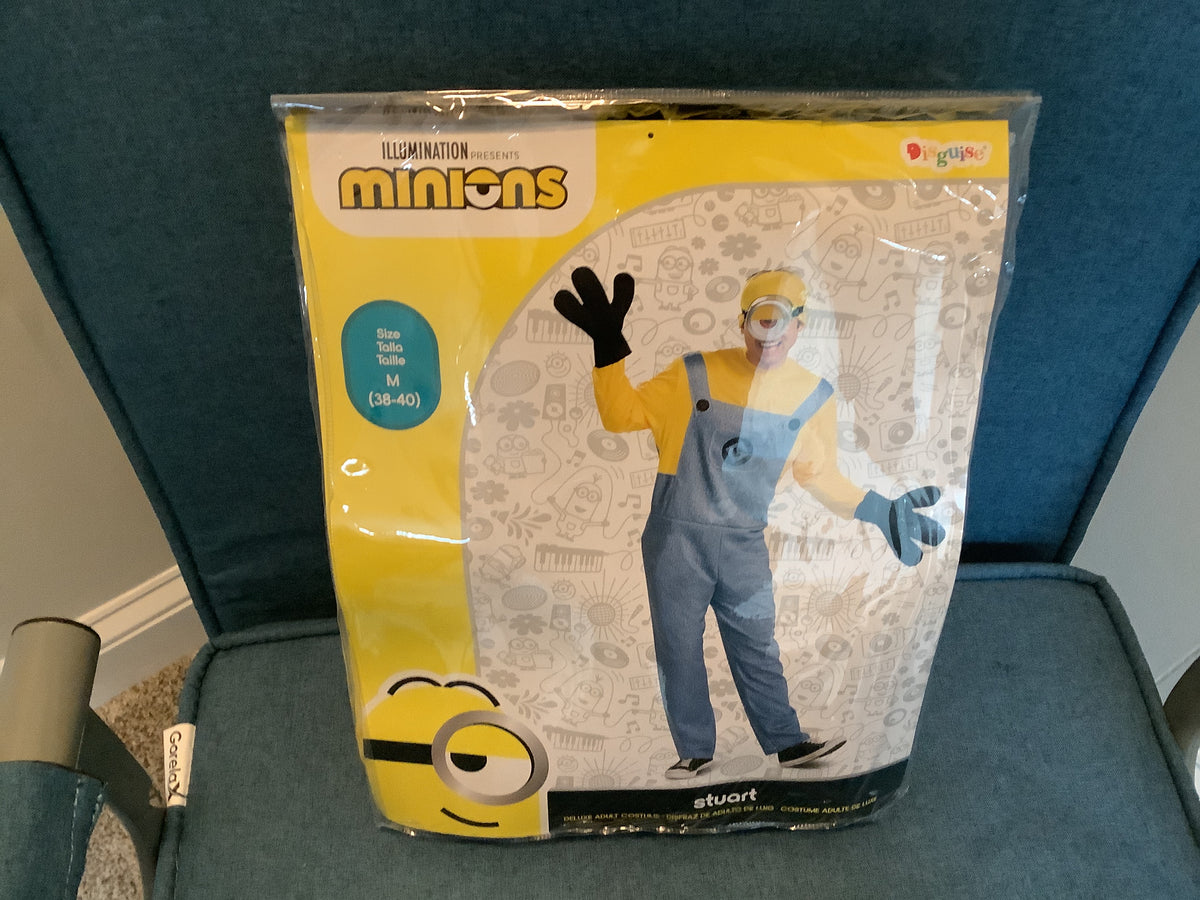 Minions Deluxe Costume - Stuart - Adult Medium (38-40)