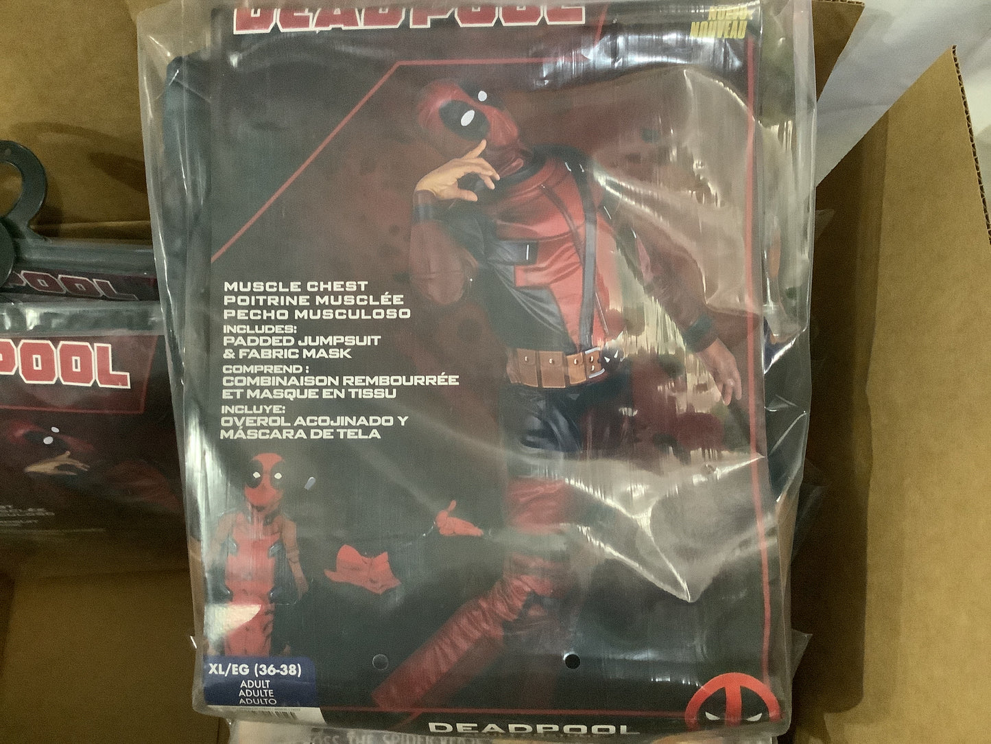 *Marvel -Deadpool Muscle Chest -Adult Large