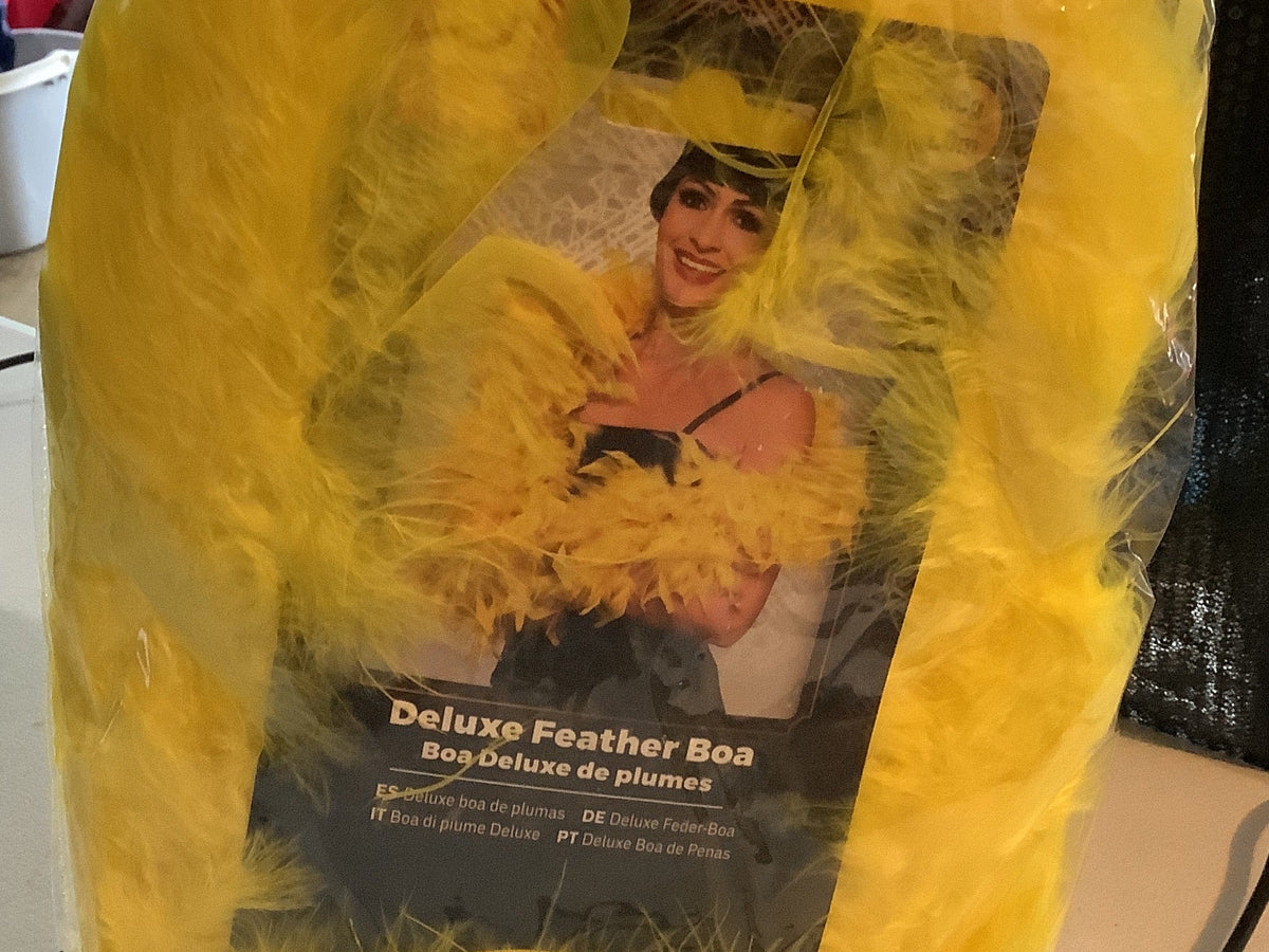 Feather Boa - Yellow