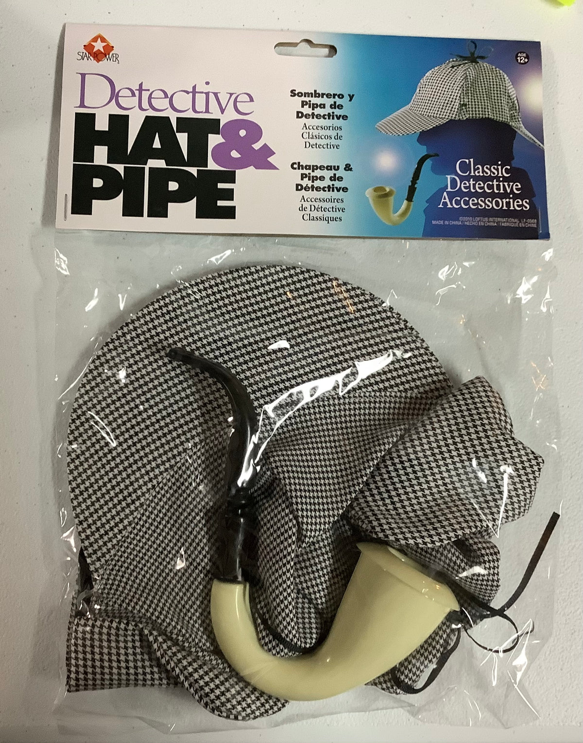 Detective Hat & Pipe