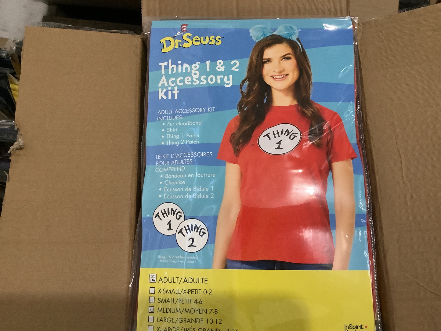 *Dr Seuss Thing 1 & 2 Accessory Kit - Adult XS (0-2)