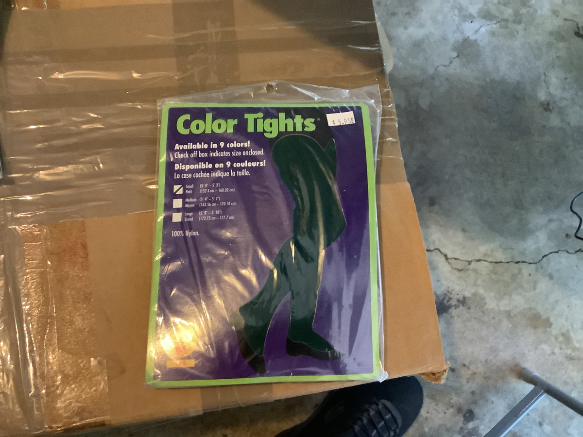 Adult Tights - Green - Medium