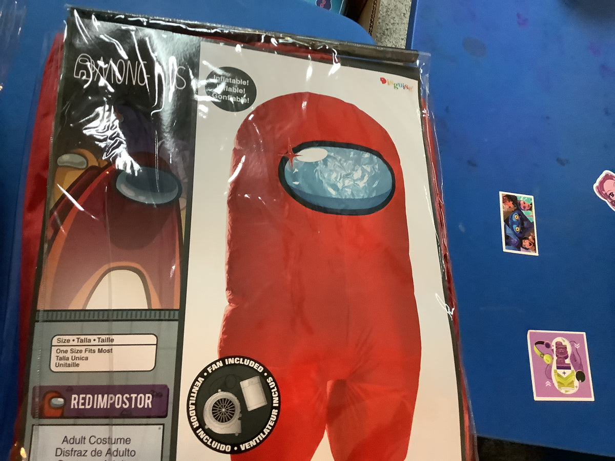 Among Us Imposter (Red)- Adult One Size