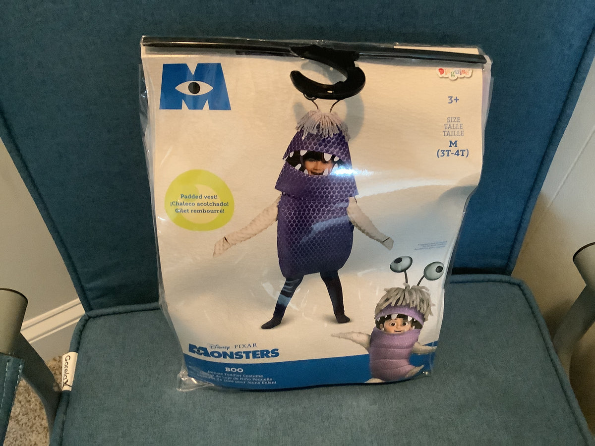 Monsters Inc - Boo Deluxe - Toddler Medium (3T-4T)