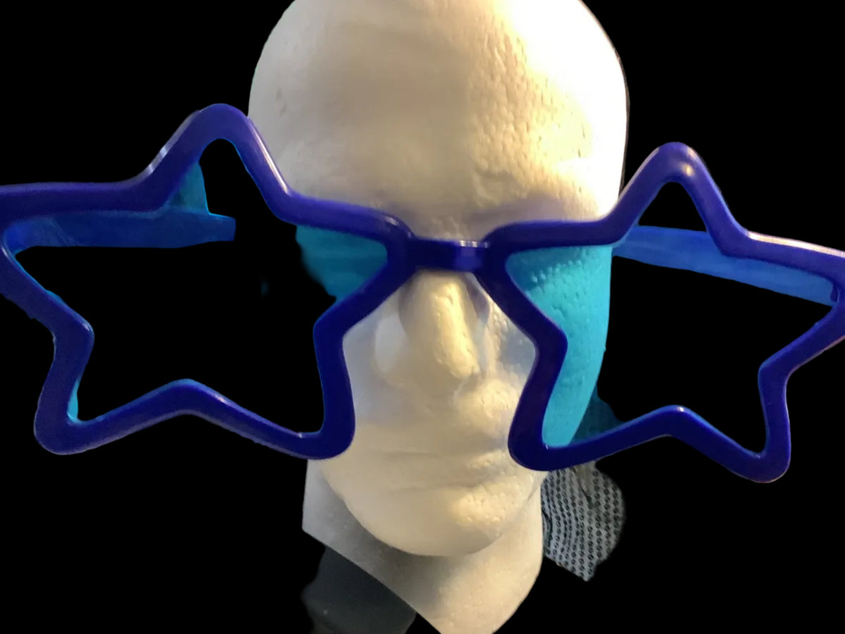 Oversized Sunglasses - Blue