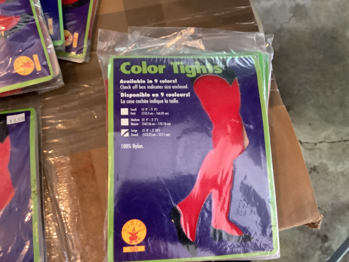 Adult Tights - Red - Small