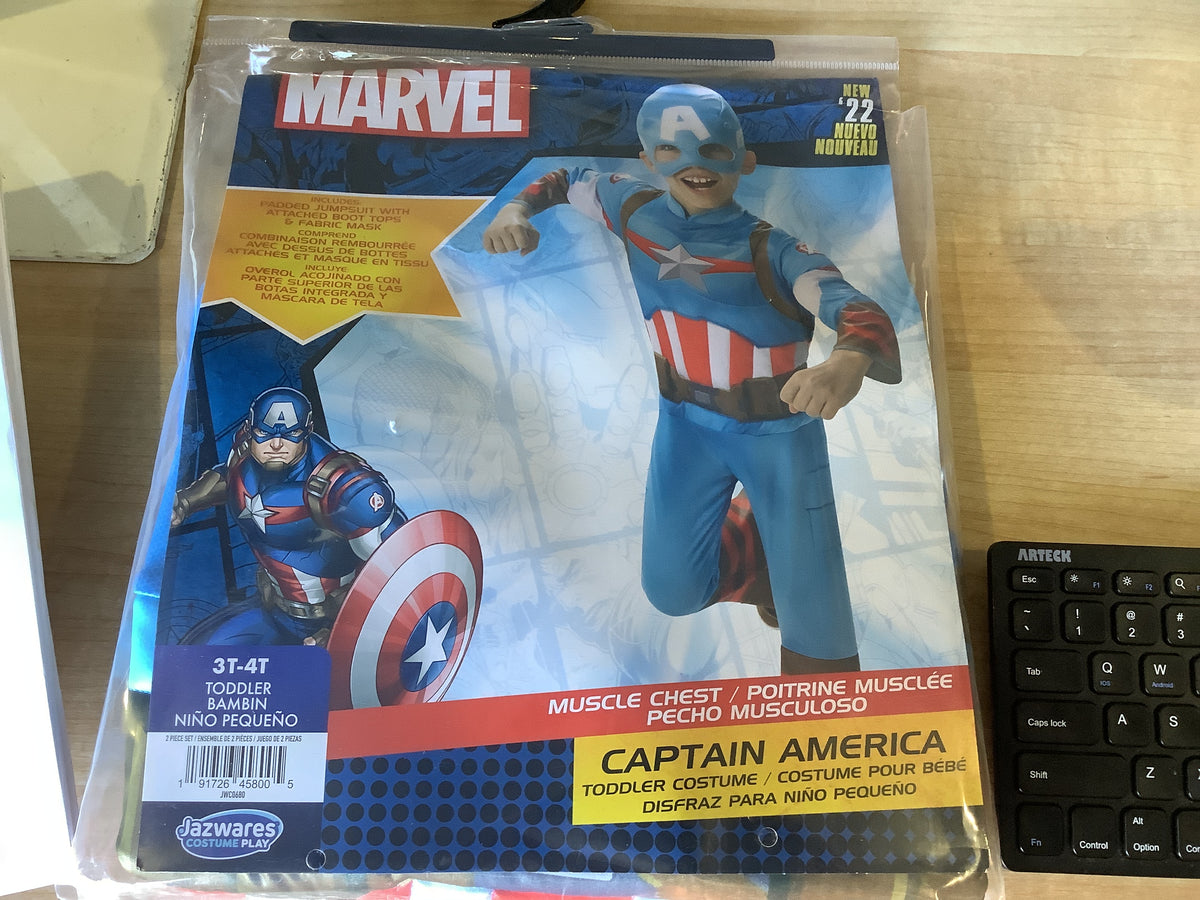 Avengers - Marvel - Toddler Captain America (3T-4T)