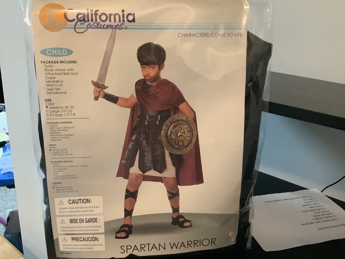 *Spartan Warrior - Child -XL