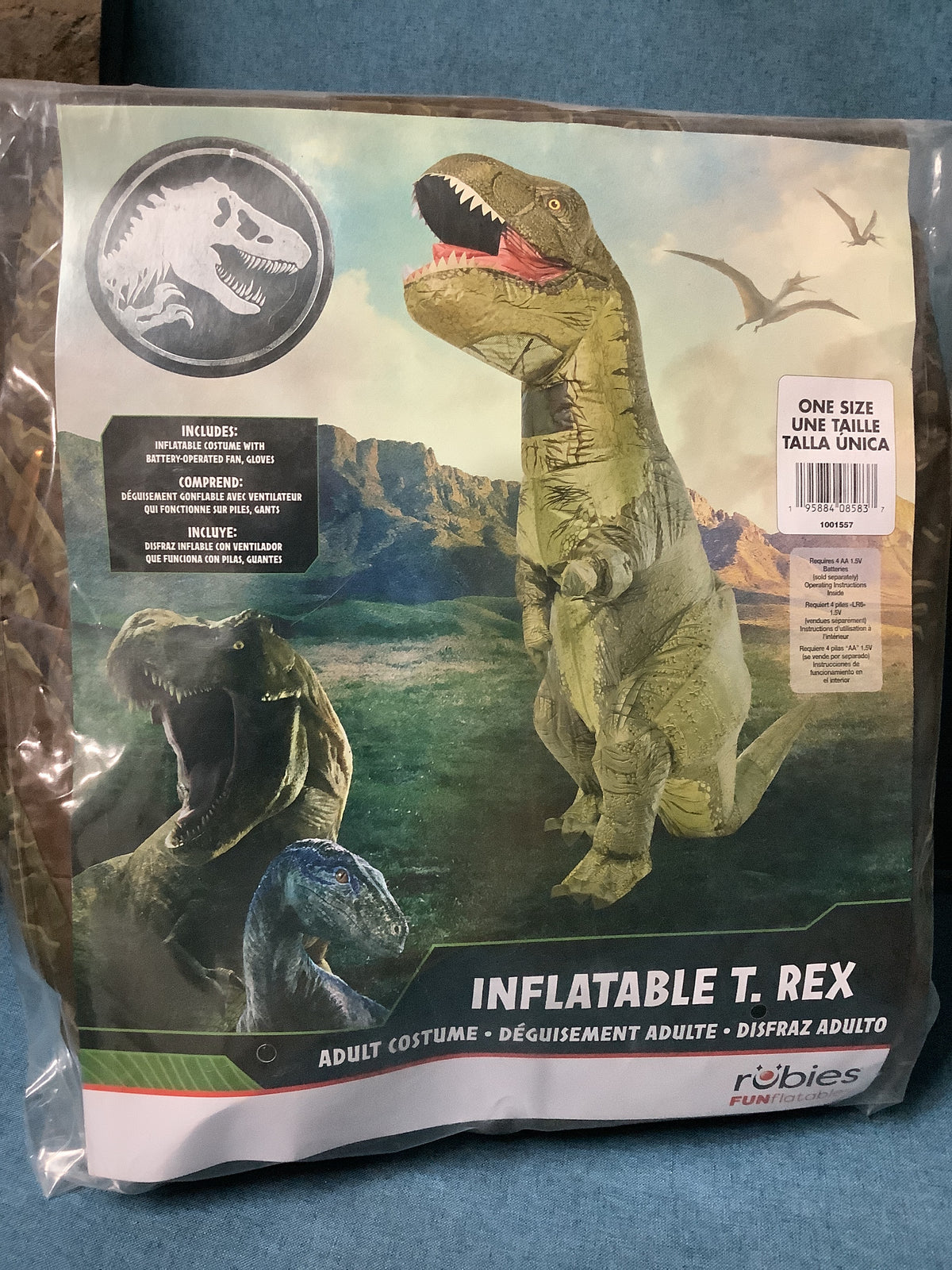 Jurassic World - Inflatable T-Rex - Adult (One Size)