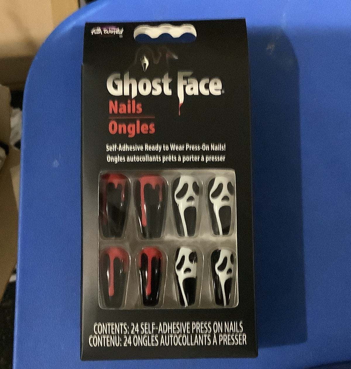 Ghost Face Press On Nails