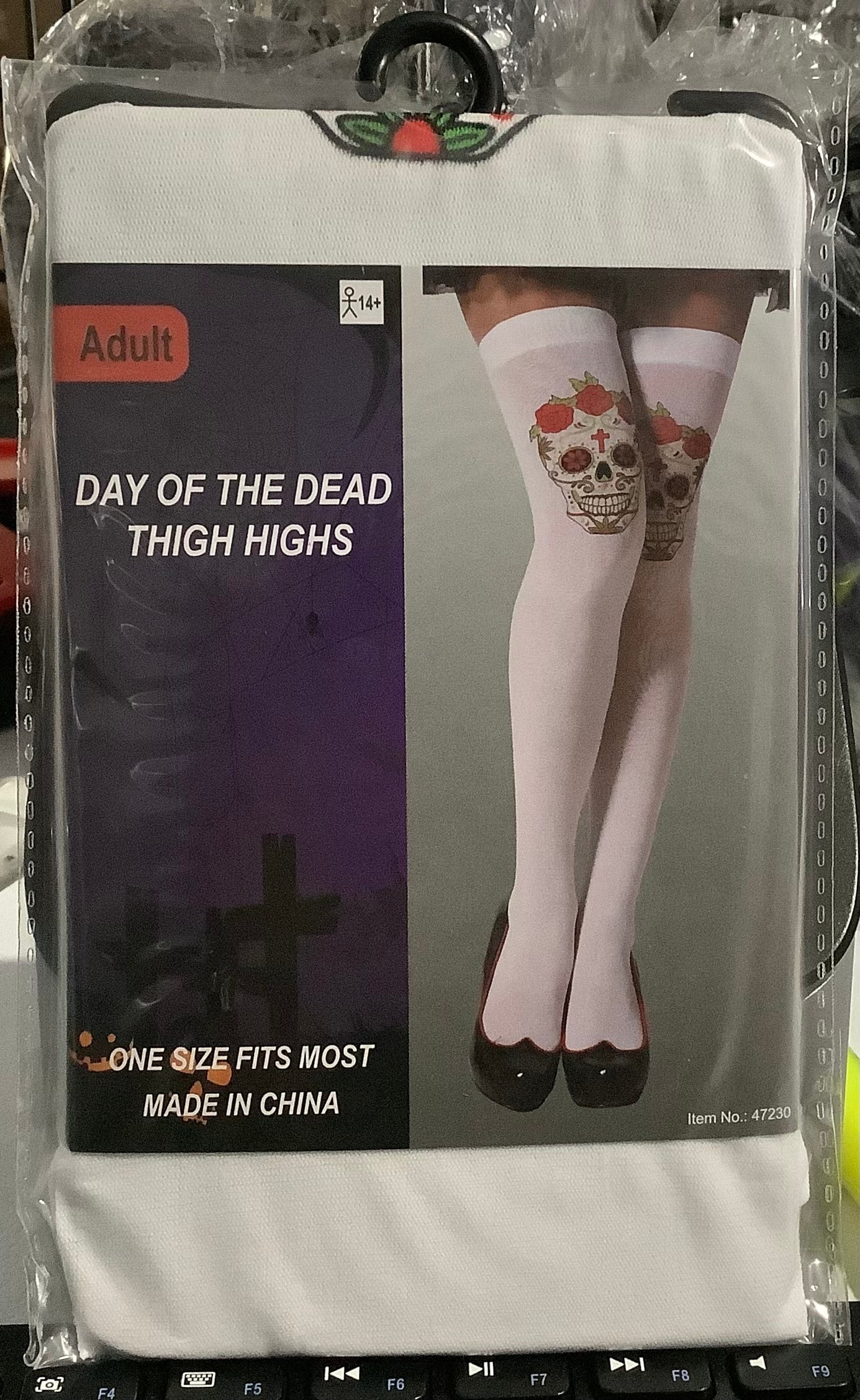 Day of the Dead Thigh Highs