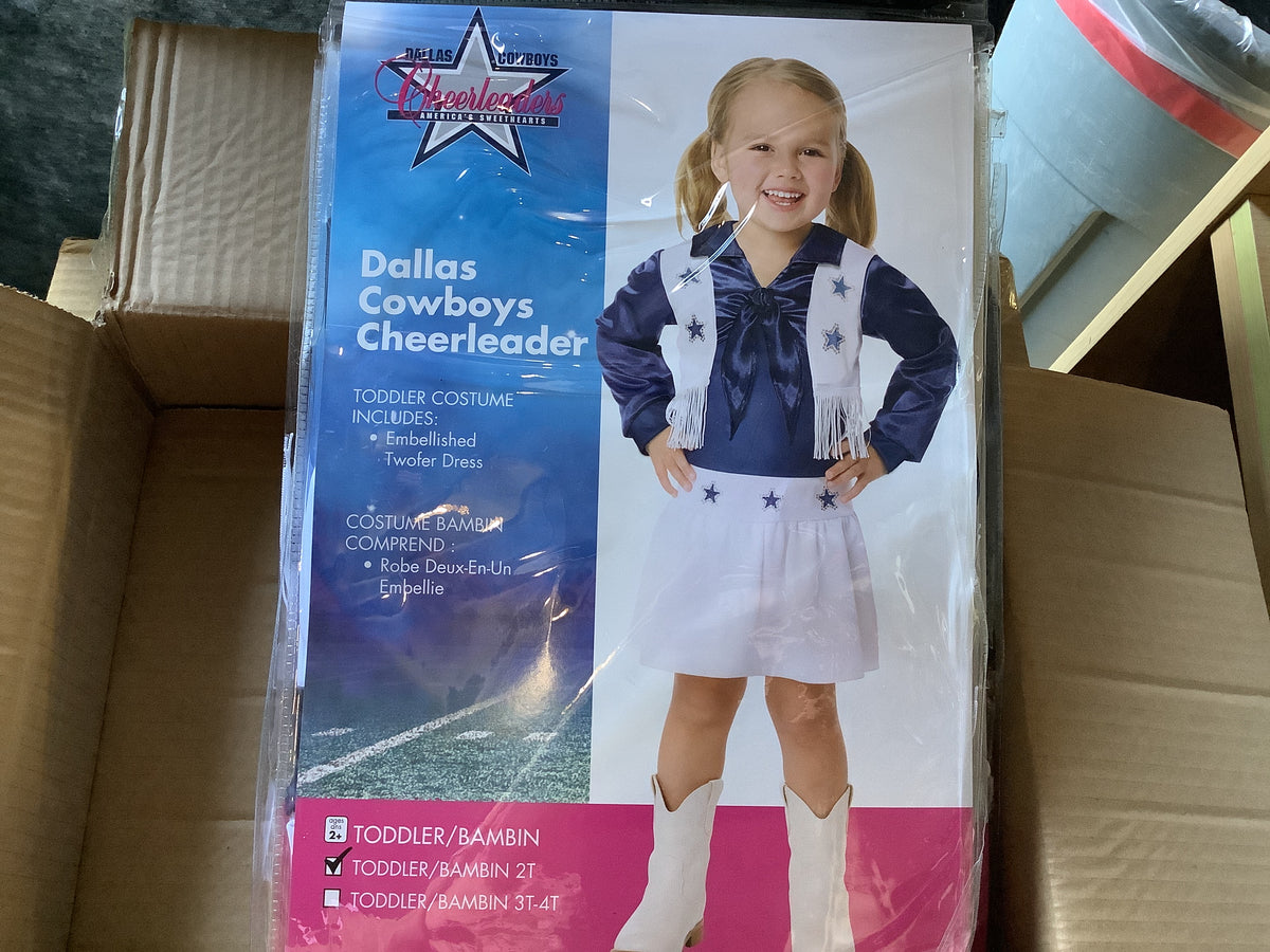 Dallas Cowboys Cheerleader - Toddler Medium (3T-4T)