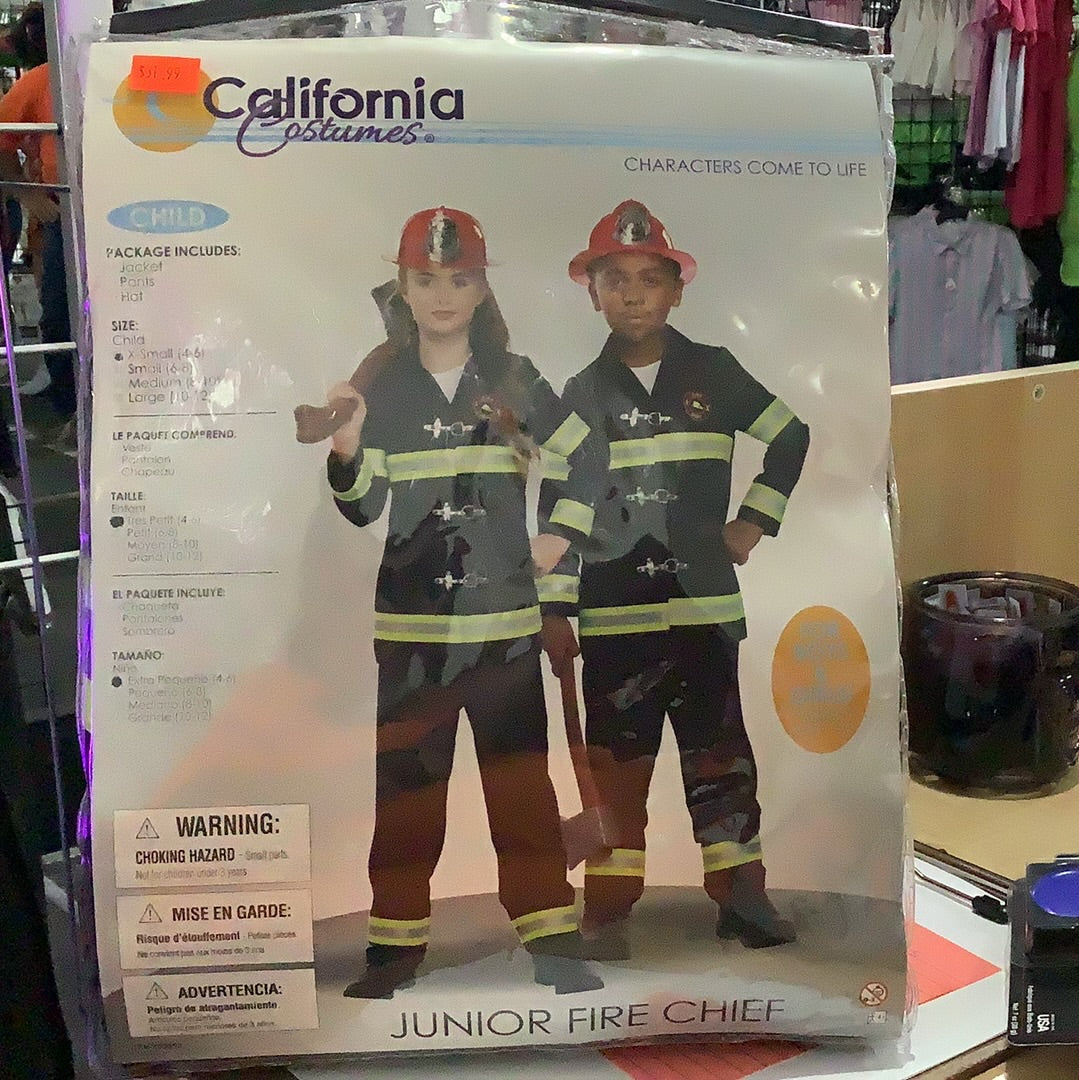 Junior Fire Chief - Child Large (10-12)