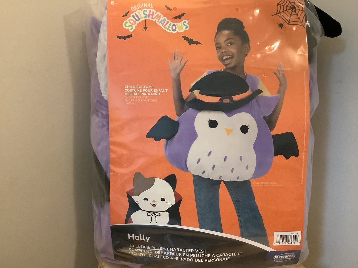 Squishmallows Holly Owl - Child One Size
