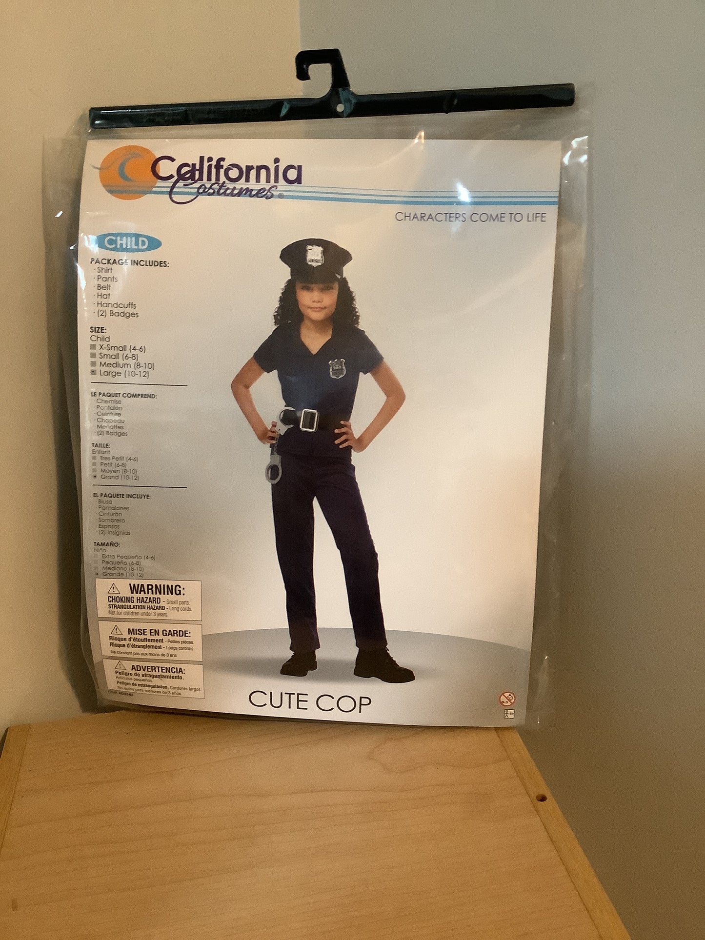 Cute Cop Child Large (10-12)