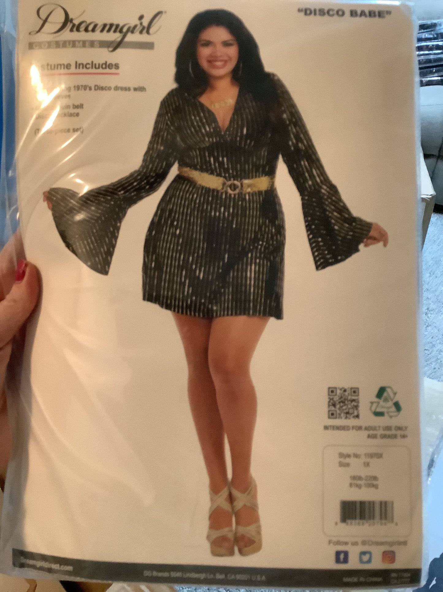 *Disco Babe - Adult 3XL